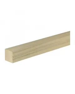 Tömör erdeifenyő alapanyagból készült négyszögléc méretei: 240 × 4 × 4 cm kezeletlen felületének köszönhetően igény szer