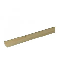 Homorú léc, 240×2×2 cm-es méretekkel tömör luc-/erdeifenyő, kezeletlen kivitel festhető, pácolható és lakkozható felület fal- 