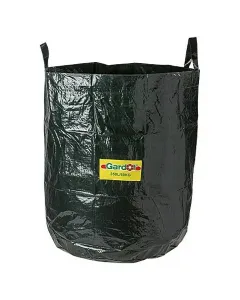 Avargyűjtő zsák 350 literes kapacitással akár 60 kg kerti hulladék tárolására tartós, ellenálló műanyag kivitel két fogantyú 