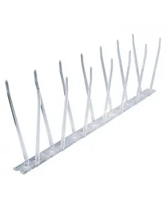 Swissinno natural control galambriasztó tüskék 100 cm hosszú, 3 db elemből áll Átlátszó polikarbonát kivitel uv- és időjárásá