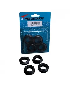 Tömítőgyűrű geka tömlőcsatlakozókhoz 4 darabos kiszerelés fekete nitrilgumiból készült meglévő tömítések cseréjére haszn�
