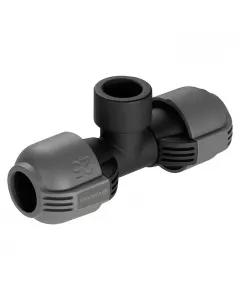 Gardena belső menetes t-elem 25 mm × 3/4 mérettel leeresztőszelep csővezetékbe építéséhez quick & easy gyorscsatlakozó rendszer 