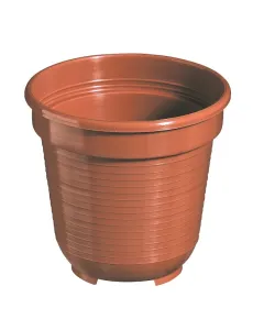 Átmérő: 10 cm műanyag terrakottaszínű
