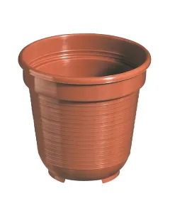 Átmérő: 16 cm műanyag terrakottaszínű