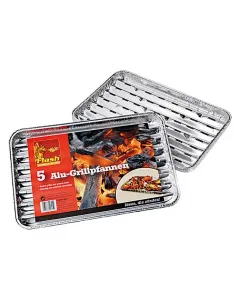 Hőálló alumínium nem zsugorodik többször használható az étel tiszta marad sütés közben 5 db/csomag