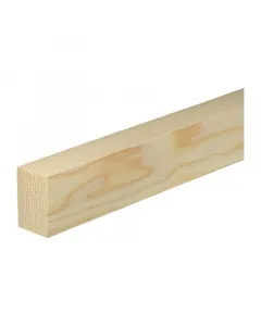 Lapos léc erdeifenyőből, 240 × 4 × 6 cm méretben kezeletlen felület, amely festhető, pácolható vagy lakkozható könnyen vágható