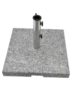 Gránit és rozsdamentes acél alapanyag 38-48 mm szárvastagságú napernyőkhöz mérete: 45 x 45 cm alakja: szögletes súly: 25 kg s