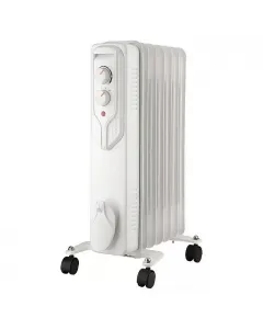 Olajradiátor 1500 w teljesítménnyel három fűtési fokozat és termosztát túlmelegedés elleni védelem biztonságért 7 tagból áll�