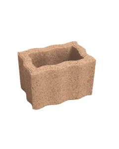 Anyagában színezett beton mediteran színű hullámos kivitel sokoldalú felhasználás anyagszükséglet: 16,6 db/m2