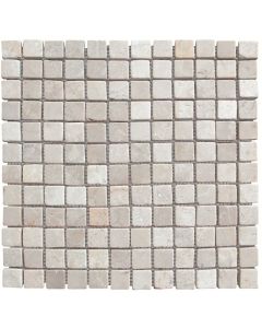 FLIESEN - márványmozaik (krémfehér, 30,5x30,5cm)