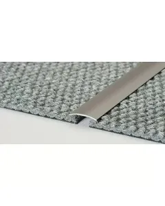 Azonos szintű burkolatokhoz rögzítés módja: ragasztás színe: matt acél mérete: 100 x 3 cm eloxált