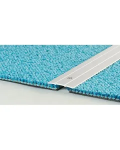 Logoclic burkolatváltó profil azonos színtű burkolatokhoz anyaga: eloxált alumínium mérete: 100 x 3,8 x 0,25 cm színe: ezüst rögz