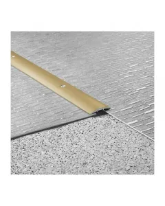 Logoclic burkolatváltó profil bézs színben anyaga: pvc mérete: 100 x 3 x 0,45 cm rögzítés módja: csavarozás azonos szintű bur