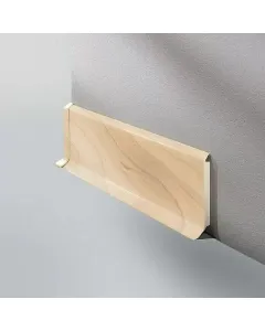Logoclic ksl szegőléc juhar színben mérete: 2500 x 60 x 14 mm egyszerű szerelés könnyen szállítható sokféle padlóburkolathoz al