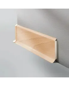 Logoclic hsl szegőléc sötét bükk színben mérete: 2500 x 60 x 14 mm masszív korhadásálló egyszerű szerelés
