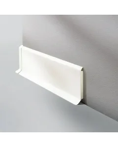 Logoclic keményhab szegőléc fehér színben méret: 250 cm x 14 mm x 60 mm tartós, robusztus kialakítás teljesen rothadásálló anyag