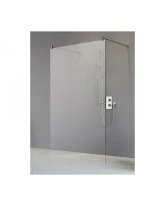 Camargue zuhanyfal vario xxl solo s14 modern, szabadon álló walk-in zuhanyfal  méret: 137 x 200 cm 6 mm-es biztonsági üveg víztaszít