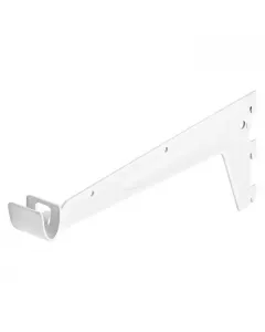 Konzol dolle walk-in rendszerhez 33 cm mélység akasztórúd rögzítéséhez acél, porszórt kivitel 55 kg terhelhetőség