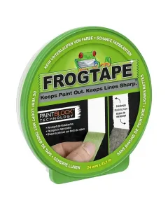 Frogtape maszkolószalag 24 mm szélességgel aláfolyásmentes paint-block® technológia sokoldalú felhasználás könnyen rögzíthető