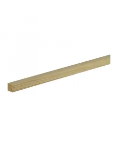 Négyszögléc erdeifenyőből, 240 × 1,7 × 1,7 cm méretben kezeletlen felület, amely festhető, pácolható vagy lakkozható könnyen v