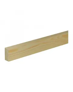 Lapos léc tömör luc- és erdeifenyőből, 100x4,6x2,3 cm méretben kezeletlen felület, amely festhető, pácolható vagy lakkozható kö