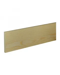 Lapos léc tömör luc- és erdeifenyőből, 100x12x1,3 cm méretben kezeletlen felület, amely festhető, pácolható vagy lakkozható kö