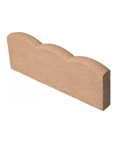 Anyagában színezett beton 4,5 cm vastag 18 cm magas mediteran színű fagyálló anyagszükséglet: 2 db/fm