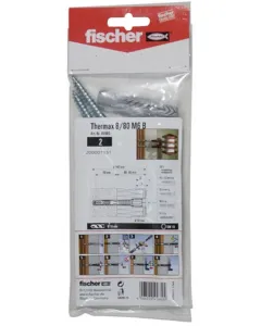 Fischer thermax 45680 - hőhídmentes rögzítődübel (8/80)
