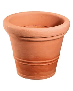 Átmérő: 30 cm műanyag terrakottaszínű