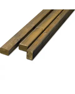 Rettenmeier - párnafa kültéri padlódeszkához (teak) 4,5x7x300cm