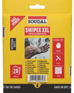 Soudal swipex xxl - ipari tisztítókendő (20db)