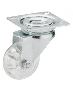 Anyaga: poliuretán, acéllemez teherbírás: max. 40 kg kerékátmérő: 50 mm lemezméret: 60 x 60 mm