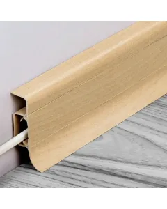 Logoclic szegőléc világos bükk színben mérete: 2500 x 50 x 22,5 mm könnyen felszerelhető tartós és hosszú élettartamú rejtet