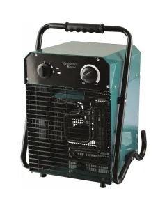 Hősugárzó 5000 w teljesítménnyel, ipari kivitelben nagy teljesítményű ventilátor a hatékony fűtéshez beépített termosztát aut