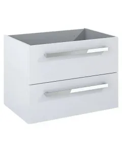 Mérete: 71,6 x 46 x 52 cm csillapított záródású, kétfiókos kivitel magasfényű, fehér színű rögzítés módja: fali előre ö