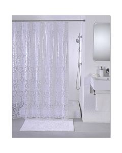 VENUS DAMASK - zuhanyfüggöny (PEVA, fehér, 180x200cm)