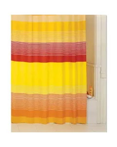 Venus zuhanyfüggöny color sand, homokszínű vízlepergető felület méret: 120 × 200 cm anyaga: peva megerősített szegéllyel