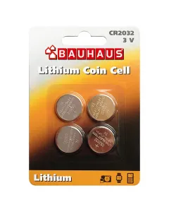 Bauhaus - lítium gombelem (cr2032, 3v, 4db)