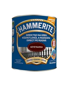 Hammerite - fémfesték közvetlenül a rozsdára - sötétbarna (fényes) 2,5l