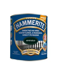 Hammerite - fémfesték közvetlenül a rozsdára - sötétzöld (fényes) 2,5l