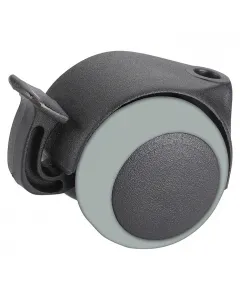 Anyaga: műanyag, tpe tpe-bevonat: nem hagy nyomot teherbírás: max. 30 kg csap: 8 mm kerékátmérő: 40 mm fékezhető