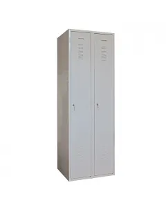 Acélból készült szekrény 1 darab polccal zárható, 4 db kulccsal a polc terhelhetősége: 30 kg