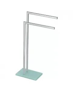 Camargue chariz törölközőtartó anyaga: fém és üveg króm kivitel magassága: 82 cm
