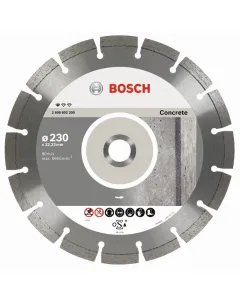 Beton vágására alkalmas gyémántbevonatú vágóél Átmérő: 230mm furatátmérő: 22-23mm vágásszélesség: 2,3mm