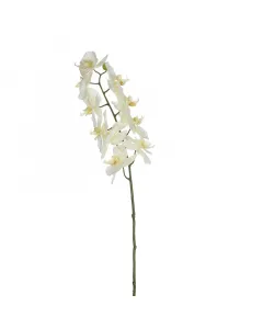 Mica decorations - selyemvirág (lepkeorchidea, fehér, 71cm)