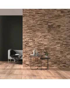Valódi 3d-hatás fsc minősítésű teakfából minden panel egyedi a panel mérete: 51 x 14 cm 2 db/csomag
