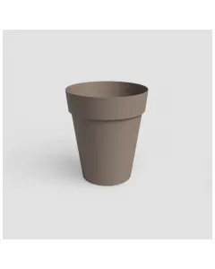 Artevasi capri virágcserép 46 cm-es méretben, elegáns tób színben. könnyű és strapabíró polipropilén alapanyag. uv-védett és f