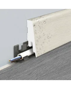 A logoclic márkájú szegélyléc 240 cm hosszal ideális laminált padlóhozgyorsan és egyszerűen szerelhető parketta szegélya profil 