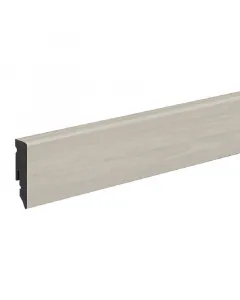 Mauritius dizájnú profiles and more szegélyléc vízálló kialakítással laminált padlókhoza 2400x50x15 mm méret praktikus megoldás