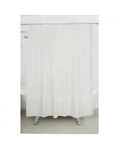 Venus zuhanyfüggöny cloud 180 cm x 200 cm textil kivitelben vízlepergető poliészter anyag  erősített felsőrész és övek  műanya